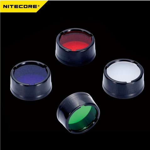 Original NITECORE filtro NFR25 NFG25 NFB25 NFD25 para la linterna con la cabeza 25,4mm Nitecore EA1 EA2 EC1 EC2 MH1A MH2A MH1C ► Foto 1/6