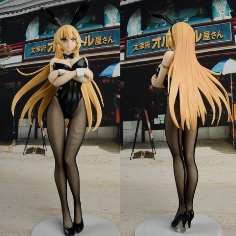 Figuras de acción de las guerras de comida de 46cm, Shokugeki no Soma, Erina Nakiri, chica conejito, Erina Nakiri, figura de chica de animé ► Foto 1/6