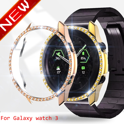 Funda de reloj para Samsung galaxy Watch 3 active 2, Protector de parachoques de 40mm y 44mm, funda protectora de pantalla de cobertura completa HD para samsung ► Foto 1/6