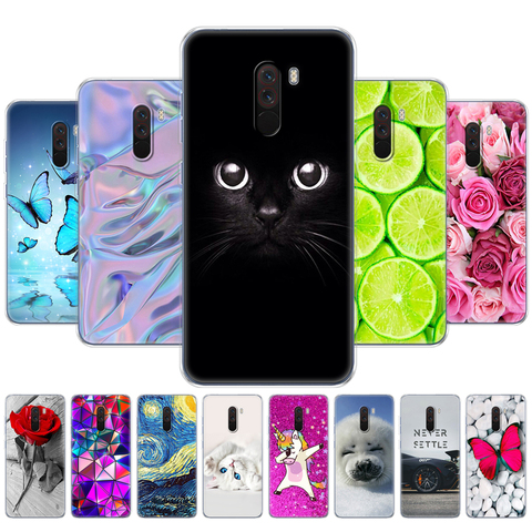 Funda de silicona para xiaomi Pocophone F1, cubierta de teléfono de TPU suave para xiaomi Pocophone F1 Global F 1 ► Foto 1/6