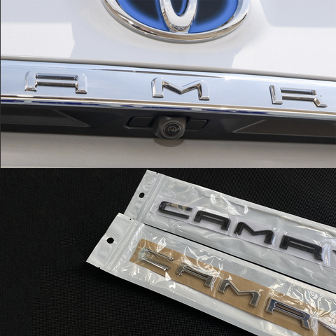 5 unids/set ABS coche 3D carta posterior tronco calcomanías emblema insignia pegatina etiqueta estilo de coche accesorios para automóviles para Toyota Camry 2022 + ► Foto 1/6