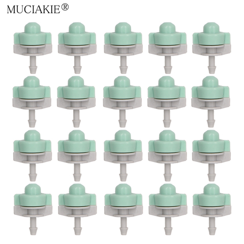 MUCIAKIE 20 piezas 15L/h de nebulización de refrigeración boquilla para jardín Micro riego Jet Spray de 0,35 m colgante Foggers jardín rociadores niebla ► Foto 1/6