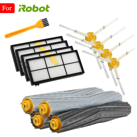 Filtros HEPA cepillos piezas de repuesto Kit para iRobot Roomba 980, 990, 900, 896, 886, 870, 865, 866, 800 accesorios para aspiradoras Kit ► Foto 1/6