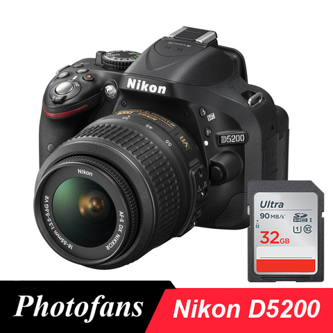 Nikon D5200 cámara DSLR con 18-55mm Kits de lentes ► Foto 1/6