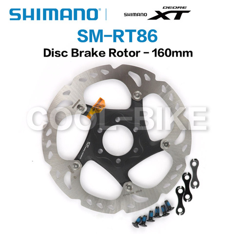 SHIMANO-disco de freno XT SM RT86 para bicicleta de montaña, tecnología Ice Point, 6 tornillos, M8000, SHIMANO, RT86, 160MM, 180MM ► Foto 1/4