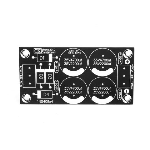 Rectificador filtro fuente de alimentación placa amplificador doble potencia PCB placa desnuda ► Foto 1/6