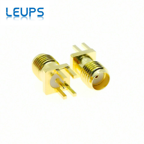 Conector hembra SMA de 1,6mm, 1,2mm, 1,0mm, espaciado de bordes, soldadura PCB de montaje recto, conector RF chapado en oro, 10 Uds. ► Foto 1/5