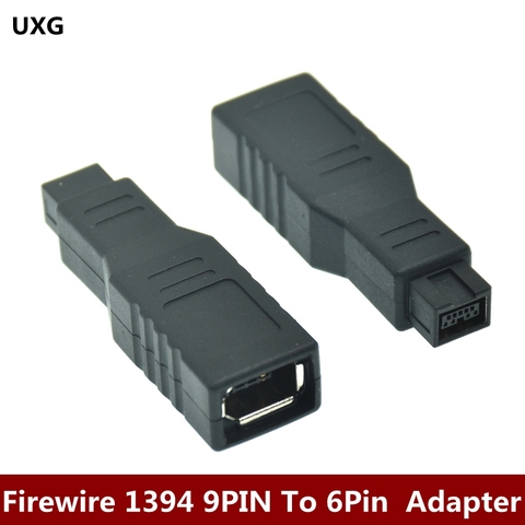 Firewire-convertidor 1394 de 9 a 6 pines, accesorio de ordenador, adaptador B, conexión de transmisión 400 800, Mini externo de repuesto estable ► Foto 1/5