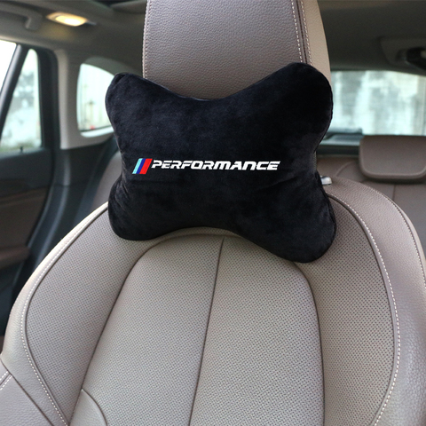 Almohadas para el cuello del coche, reposacabezas individual de franela y algodón, para E46 E39 E36 E60 E87 BMW E90 F20 F30 F10 F10 ► Foto 1/6