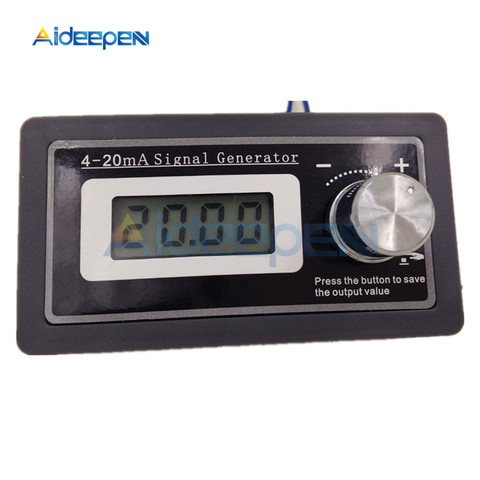 4-20mA 24V LCD Generador de señal Digital DC ajustable PLC actual comprobador de transmisor de dos hilos de salida prueba dinámica DIY ► Foto 1/6