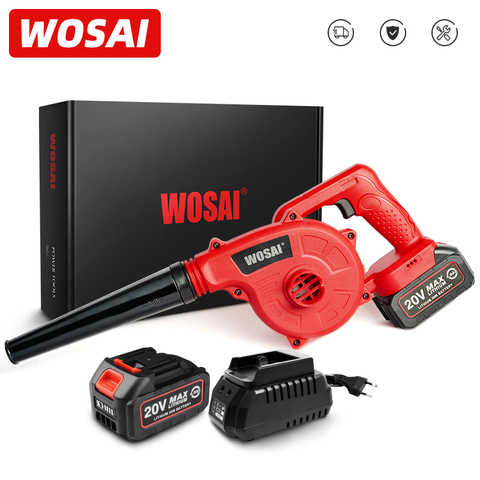 WOSAI-Batería de iones de litio serie MT 20V, soplador de cadena eléctrico de mano, barredor, herramientas eléctricas de jardín ► Foto 1/6