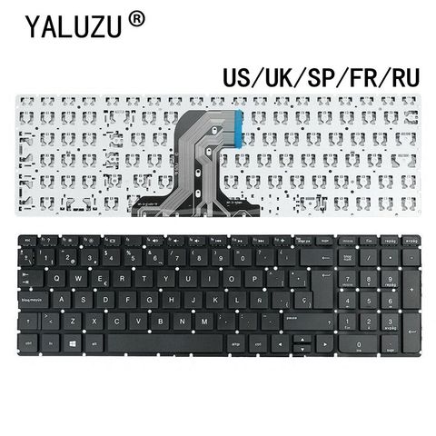 US/UK/RU/SP/FR/teclado del ordenador portátil para HP pabellón 250 G4 250 G5 256 G4 256 G5 255 G4 255 G5 15-AC 15-AY 15-AF 15Q-AJ 15-BA ► Foto 1/6