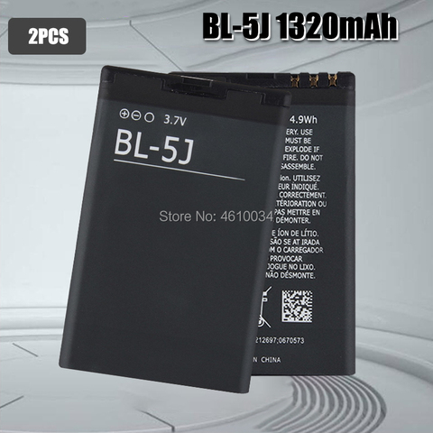 BL-5J BL 5J batería para Nokia 5800 Nuron 5230 5233 C3 5228 X6 X9 N900 5800XM 5800i 5800W 5230XM 5232, 5235 de 5802 de la batería del teléfono ► Foto 1/6