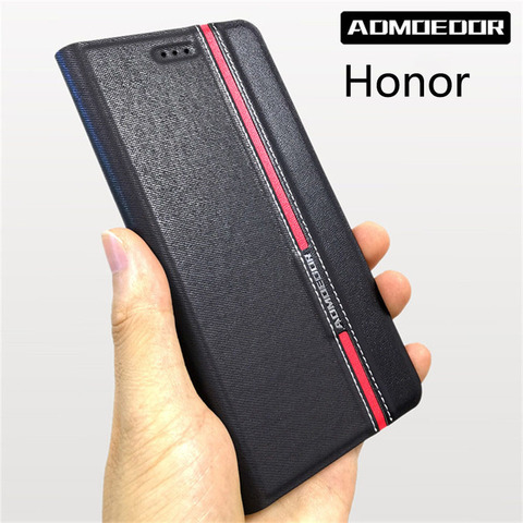 Funda para huawei honor 6a 6c 7a 7c s 7s 8s 8 8x 8a 8s primer 8c 9 9i 10 10i 20 lite 30i 20i pro jugar delgada cubierta de tirón de cuero casos ► Foto 1/6