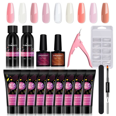 Poly Kit de uñas de Gel para manicura, 15ml, para construcción de extensiones de uñas artísticas ► Foto 1/6