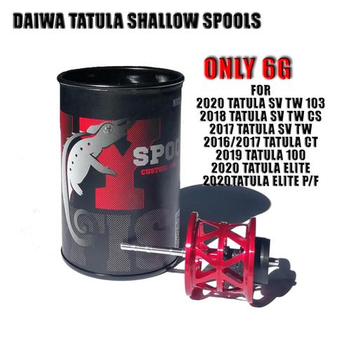 2022 nuevo Chameleon Spool T32/33/34 6g BFS Daiwa Tatula Fuego de repuesto de 3 tamaños para toda la serie de Elite SV TW CT CS 100, 103 dos secciones carrete bobina ► Foto 1/6