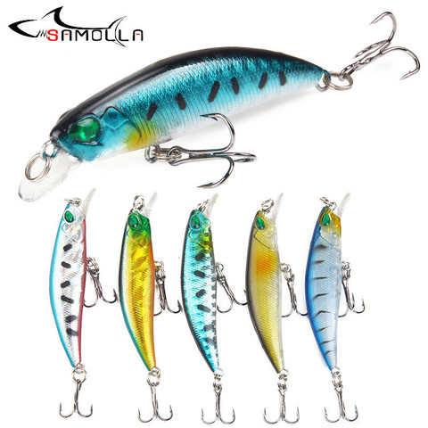 Señuelos De Pesca 2022 Minnow, pesas De hundimiento 4g, señuelos De lubina para agua salada, articulados De Pesca Isca, peces falsos artificiales ► Foto 1/6