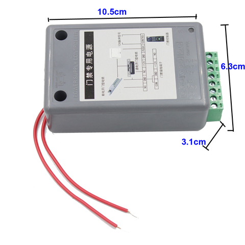 Miniadaptador de corriente de Control de acceso, transformador de fuente de alimentación de puerta, DC 12V, 3A, AC 90-260V ► Foto 1/6