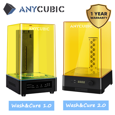 ANYCUBIC-máquina de curado y lavado, modelo de lavado y curado de resina UV 2 en 1 para Impresora 3d, modelos de curación ► Foto 1/3