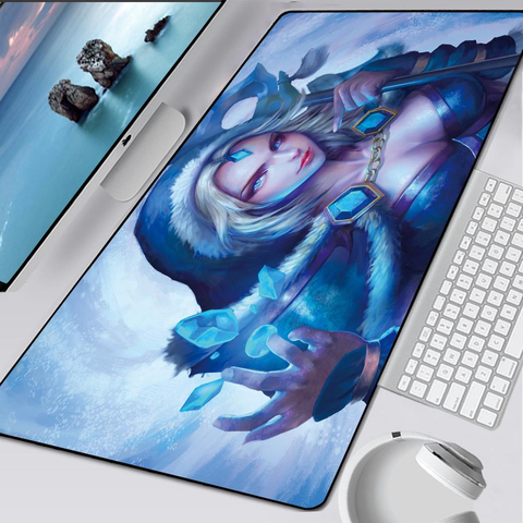 Alfombrilla de ratón Dota2 para ordenador, Borde de bloqueo grande para Gaming, 900x400mm, XXL, Notbook, velocidad, escritorio, alfombrillas, Dota 2 ► Foto 1/6