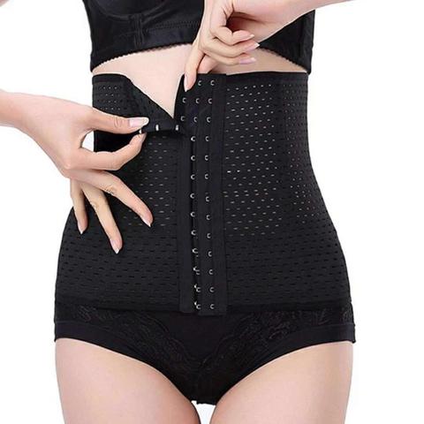 Moldeador de cuerpo para recuperación posparto, ropa interior transpirable para mujeres, cinturón de Control del Abdomen adelgazante, corsé de entrenamiento íntimo ► Foto 1/6