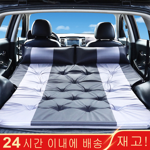 Coche cama inflable SUV colchón para coche parte trasera coche viaje almohadilla de dormir fuera de la carretera aire cama Camping estera colchón de aire Auto Accesorios ► Foto 1/6