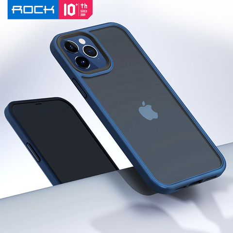 Funda trasera de silicona híbrida transparente a prueba de golpes para iPhone 12 Pro Max, carcasa a prueba de golpes ► Foto 1/6