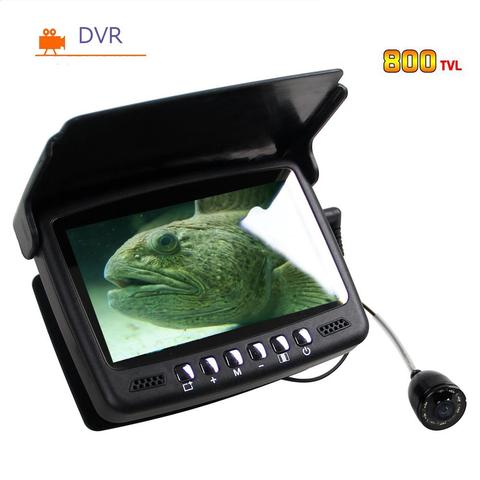 CR110-7HBS con DVR y pantalla LCD Digital de 4,3 pulgadas, HD 1000 TVL, cámara de pesca submarina, pesca en hielo, cable de 15-30M ► Foto 1/6