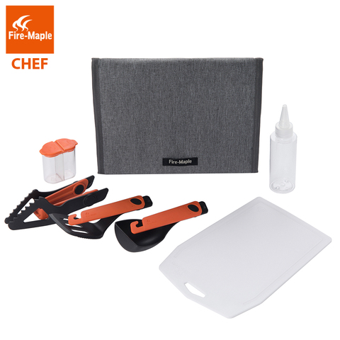 Fire Maple-utensilio de cocina para Chef, juego de vajilla de acampada para coche al aire libre con cuchara, espátula con Clip ► Foto 1/6