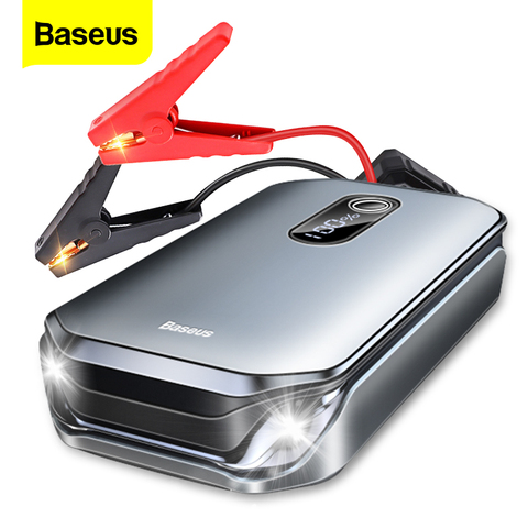 Baseus-arrancador de batería de coche de 12000mAh, Banco de energía de 12V, dispositivo de arranque automático, elevador de batería de coche de 1000A, batería de emergencia para coche ► Foto 1/6