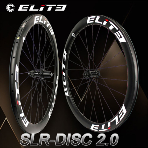 Elite SLR 700c Gravel Cyclocross Wheelset Bicycle Tubular Clincher Tubeless Low Resistance Disc Brake Hub Carbon Road Bike Wheel ► Foto 1/6