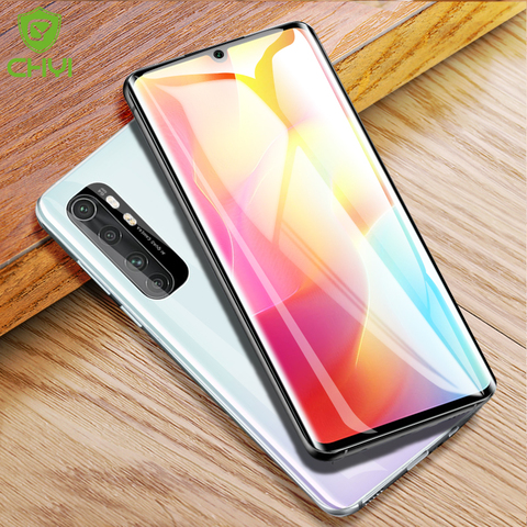 CHYI-película curvada 3D para Xiaomi Mi Note 10 Lite, Protector de pantalla, cubierta completa, película de hidrogel nano con herramientas, sin burbujas de vidrio ► Foto 1/6