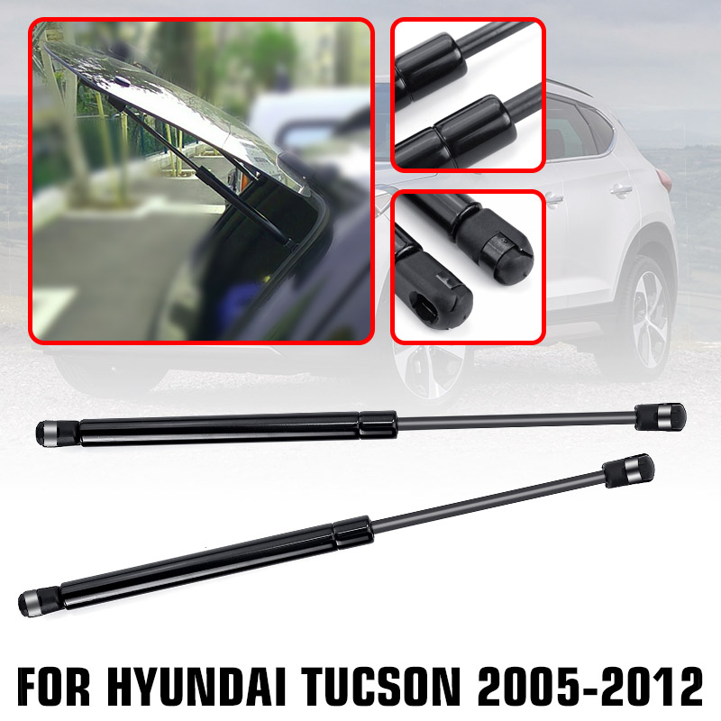 Resorte de elevación para ventana trasera de coche, 2 uds., barra de soporte para Hyundai Tucson 2005 2006 2007 2008 2009 - 2012 ► Foto 1/6