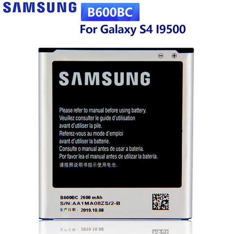 Original de SAMSUNG batería de reemplazo B600BC B600BE para Samsung GALAXY S4 I9500 I9502 I9508 I959 GT-I9505 B600BU de la batería del teléfono ► Foto 1/6