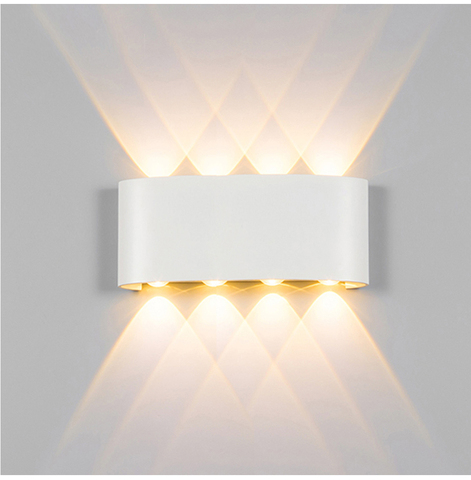 Lámpara LED de pared, accesorio moderno de luz para escaleras, interior, sala de estar, loft, pasillo de casa, apliques de pared, 2W 4W 6W 8W ► Foto 1/2