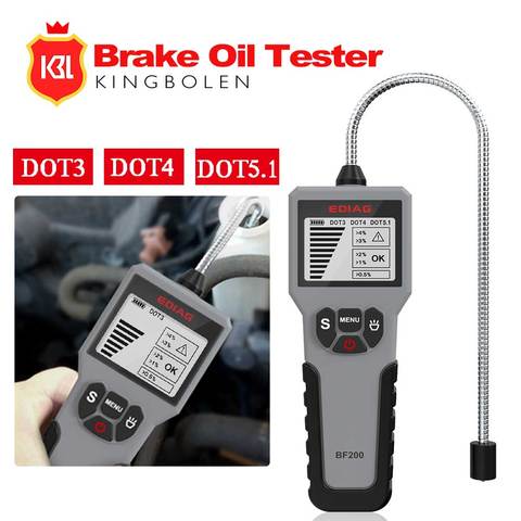 Probador de líquido de frenos, pluma de freno para automóvil, probador de aceite líquido BF100/BF200/2in1TPMS, Detector, probador OBD2, diagnóstico para DOT3/DOT4/DOT5.1 ► Foto 1/6