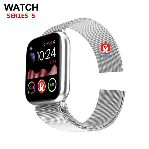 Ver 6 Bluetooth inteligente reloj 44mm SmartWatch para reloj de Apple iOS iphone teléfono Android de Fitness Tracker PK IWO 12 Pro ► Foto 1/6