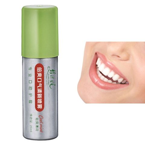 Ambientador de respiración con espray Oral, Mint, mal olor, tratamiento de Halitosis, boca limpia, 20ml ► Foto 1/6