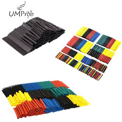 2:1 poliolefina Heat Shrink Tube Tubing Sleeve Wrap Wire Set materiales de aislamiento Cable manga ► Foto 1/5