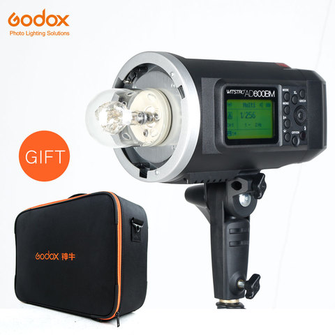 Godox Wistro-soporte para Flash exterior, dispositivo de sincronización con sistema X inalámbrico de 600G, batería de 8000 mAh incorporada, 2,4 W, GN87 HSS 1/8700 s, AD600BM Bowens ► Foto 1/6