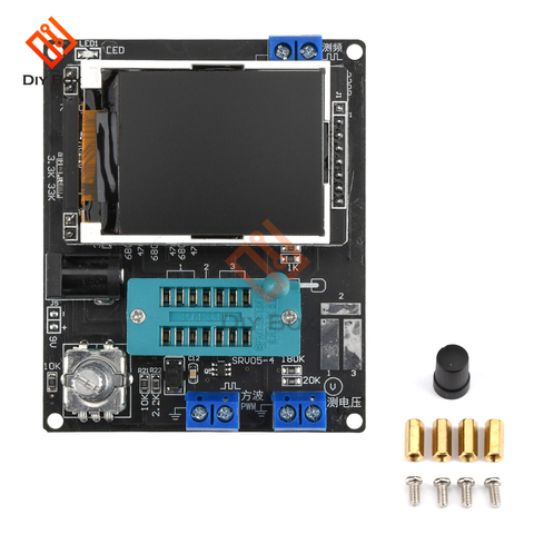 Medidor de capacitancia de diodo LCR, Transistor ensamblado completo, generador de señal de frecuencia de onda PWM, Mega328, inglés y ruso ► Foto 1/6