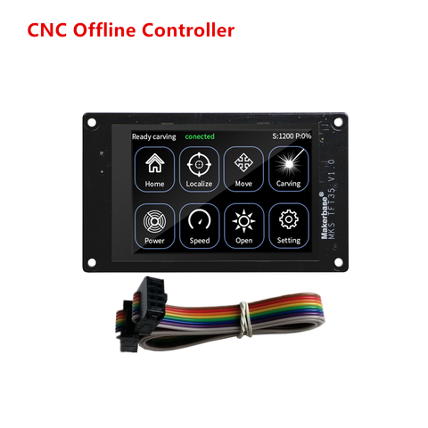 GRBL-controlador sin conexión TFT35 CNC, módulo de pantalla táctil GRBL 1,1, placa de conexión GRBL, grabador láser, piezas de mejora ► Foto 1/4