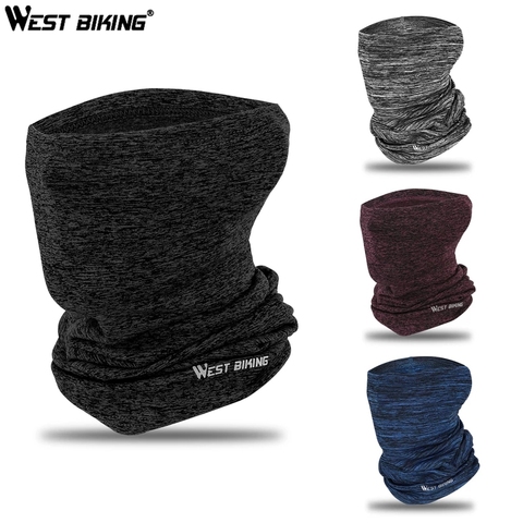 WEST BIKING-sombreros de ciclismo para invierno, cuello de polar más cálido, Bandana para correr, máscara para bicicleta, pañuelo deportivo, diadema con máscara ► Foto 1/6