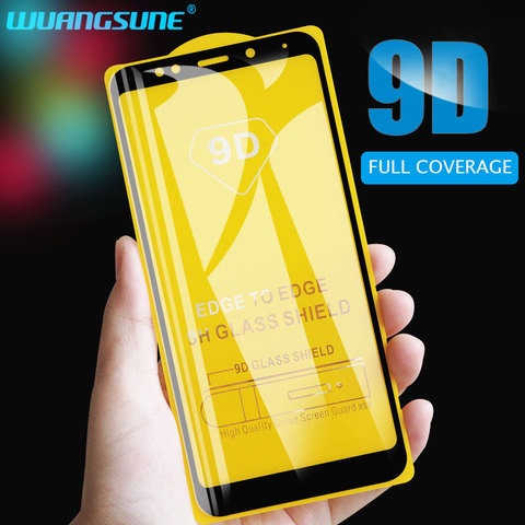 Protector de pantalla de vidrio templado 9D para Xiaomi Redmi 4X 5 Plus 6 S2 Go 7A, cubierta completa de vidrio para Redmi note 5 Pro 5A ► Foto 1/6