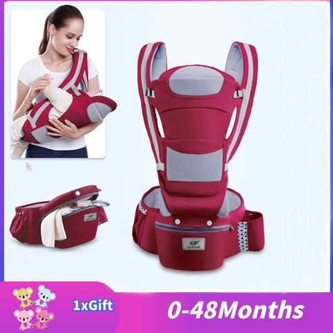 Portabebés ergonómico para 0-3-48 meses, eslinga para recién nacidos, canguro, Ergoryukzak ► Foto 1/6