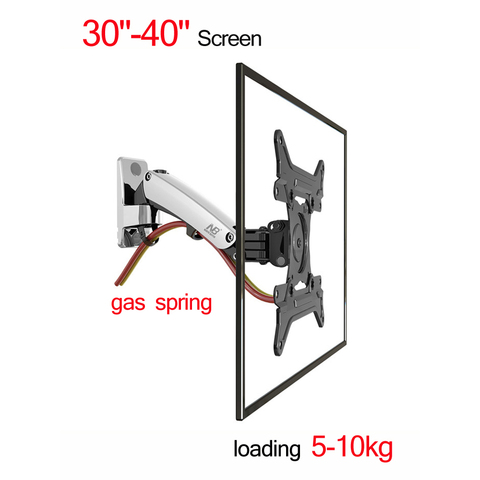 NB F200 30-40 pulgadas de 5-10kg movimiento completo 360 rotar Gas prensa primavera LCD Pared de TV montado en el soporte de brazo monitor de montaje en pared 200X200 ► Foto 1/6