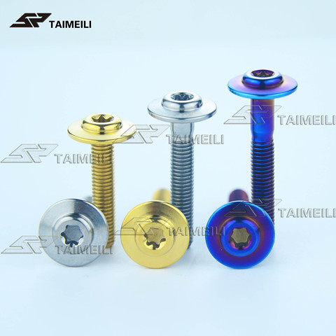 TAIMEILI-tornillos de titanio para motocicletas, cabeza de mariposa m5x25 mm / 30mm / 35mm ► Foto 1/4