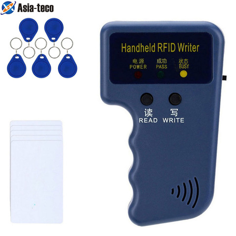 Duplicador RFID portátil de 125KHz para sistema de control de acceso de puerta, lector de tarjetas de identificación RFID ► Foto 1/6