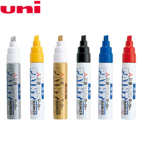 1 Uds Uni rotulador PX-30 pluma de pintura 7 colores cabezal de inclinación opcional 4mm-8,5mm bolígrafo aceitoso grueso decoración de coche firma de boda ► Foto 1/6