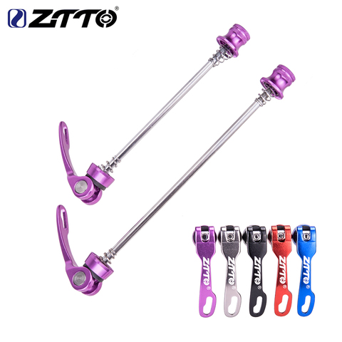 ZTTO 1 par MTB bicicleta de montaña bicicleta pinchos ultraligero de liberación rápida pinchos QR 100mm 135mm para montaña carretera buje de bicicleta 9mm 5mm ► Foto 1/6